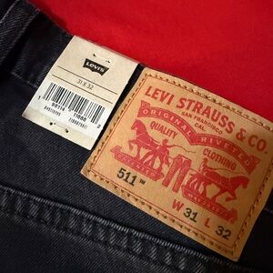 Levi's Men's Black Jeans